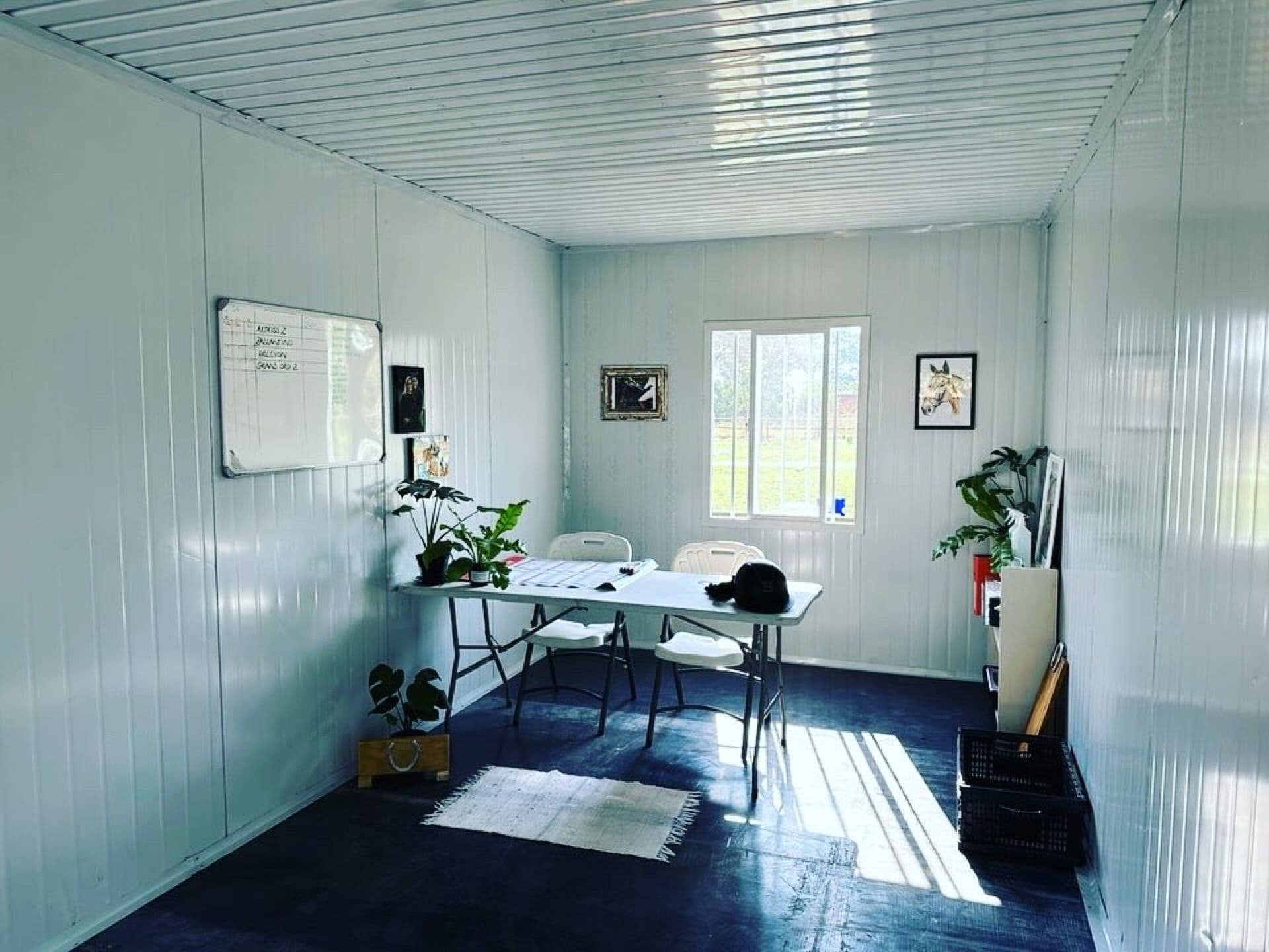 Completed container conversion exterior